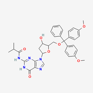 molecular formula C35H37N5O7 B3721555 Guanosine, 5'-O-[bis(4-methoxyphenyl)phenylmethyl]-2'-deoxy-N-(2-methyl-1-oxopropyl)- 