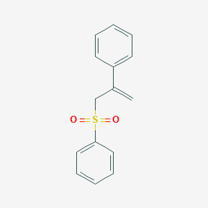 molecular formula C15H14O2S B372194 2-Phenylallylphenyl sulfone 