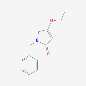 molecular formula C13H15NO2 B372204 1-Benzyl-4-ethoxy-1,5-dihydro-2H-pyrrol-2-one 