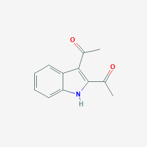 molecular formula C12H11NO2 B372205 1-(2-acetyl-1H-indol-3-yl)ethanone 