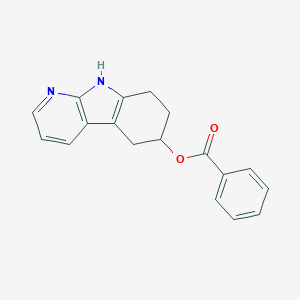 molecular formula C18H16N2O2 B372206 6,7,8,9-tetrahydro-5H-pyrido[2,3-b]indol-6-yl benzoate 