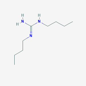 molecular formula C9H21N3 B037221 Guanidine, N,N'-dibutyl- CAS No. 57028-96-3