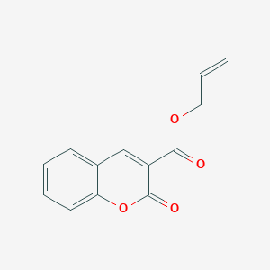 molecular formula C13H10O4 B372213 Coumarin-3-carboxylic acid, allyl ester 
