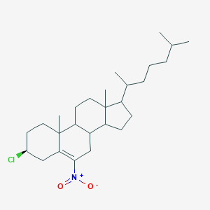 molecular formula C27H44ClNO2 B372217 3-Chloro-6-nitrocholest-5-ene 