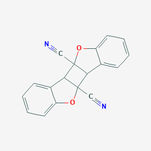 molecular formula C18H10N2O2 B372222 [1]benzofuro[2',3':3,4]cyclobuta[1,2-b][1]benzofuran-4c,9c(4bH,9bH)-dicarbonitrile 