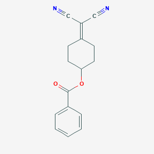 molecular formula C16H14N2O2 B372224 4-(Dicyanomethylene)cyclohexyl benzoate 