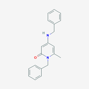 molecular formula C20H20N2O B372231 1-benzyl-4-(benzylamino)-6-methyl-2(1H)-pyridinone 