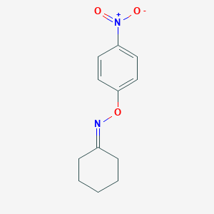 molecular formula C12H14N2O3 B372235 N-(4-nitrophenoxy)cyclohexanimine CAS No. 13680-08-5