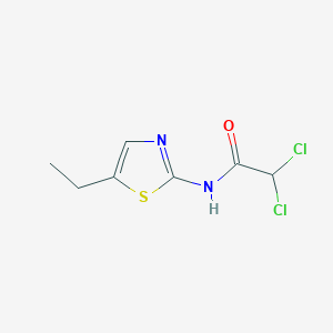 molecular formula C7H8Cl2N2OS B372269 2,2-dichloro-N-(5-ethyl-1,3-thiazol-2-yl)acetamide 
