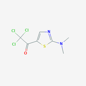 2,2,2-Trichloro-1-[2-(dimethylamino)-1,3-thiazol-5-yl]ethanone