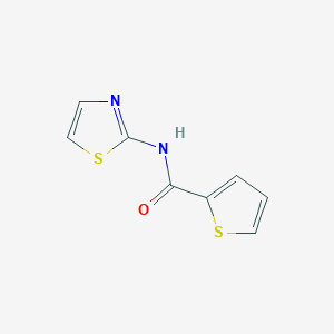 molecular formula C8H6N2OS2 B372277 N-(1,3-thiazol-2-yl)thiophene-2-carboxamide CAS No. 300716-56-7