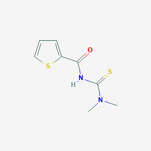 molecular formula C8H10N2OS2 B372278 N,N-dimethyl-N'-(2-thienylcarbonyl)thiourea 