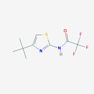 molecular formula C9H11F3N2OS B372280 N-(4-tert-butyl-1,3-thiazol-2-yl)-2,2,2-trifluoroacetamide 