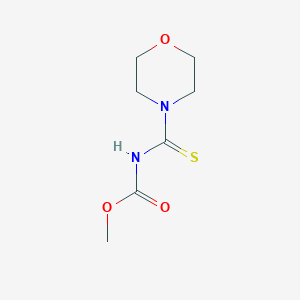 molecular formula C7H12N2O3S B372282 Methyl 4-morpholinylcarbothioylcarbamate 