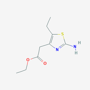 Ethyl (2-amino-5-ethyl-1,3-thiazol-4-yl)acetate