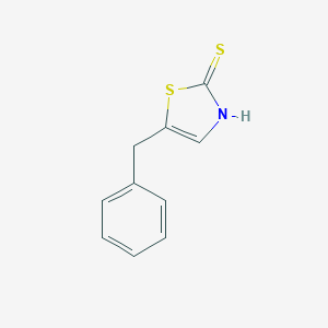 molecular formula C10H9NS2 B372291 5-benzyl-3H-1,3-thiazole-2-thione 