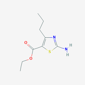 B372292 Ethyl 2-amino-4-propyl-1,3-thiazole-5-carboxylate CAS No. 81569-37-1
