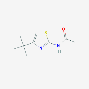 molecular formula C9H14N2OS B372302 N-(4-叔丁基-1,3-噻唑-2-基)乙酰胺 CAS No. 82245-97-4