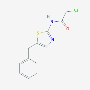 molecular formula C12H11ClN2OS B372305 N-(5-苄基-1,3-噻唑-2-基)-2-氯乙酰胺 CAS No. 301306-13-8
