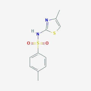 molecular formula C11H12N2O2S2 B372306 4-methyl-N-(4-methyl-1,3-thiazol-2-yl)benzenesulfonamide 