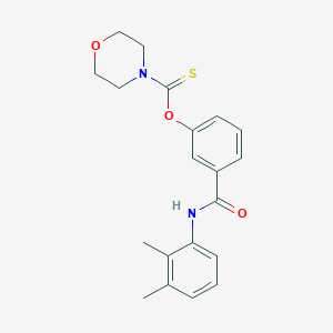 molecular formula C20H22N2O3S B3723570 O-[3-[(2,3-dimethylphenyl)carbamoyl]phenyl] morpholine-4-carbothioate 