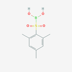 molecular formula C9H13BO4S B372374 2,4,6-Trimethylsulfonylboronic acid 