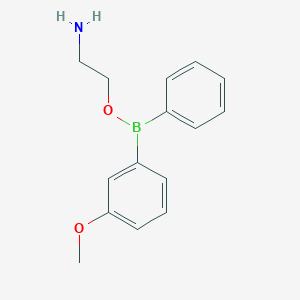 molecular formula C15H18BNO2 B372381 2-Aminoethyl 3-methoxyphenyl(phenyl)borinate CAS No. 60288-72-4