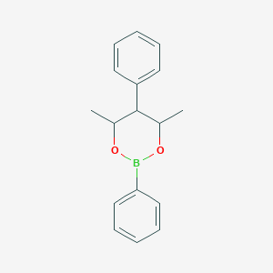 molecular formula C17H19BO2 B372384 4,6-Dimethyl-2,5-diphenyl-1,3,2-dioxaborinane 