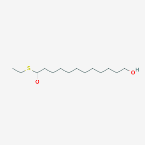 molecular formula C14H28O2S B372386 S-ethyl 12-hydroxydodecanethioate 