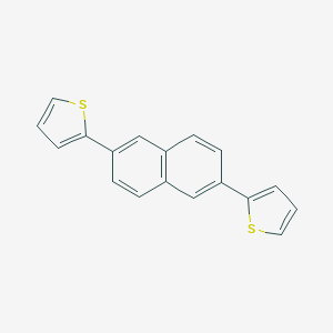 molecular formula C18H12S2 B372387 2,6-Di(2-thienyl)naphthalene 