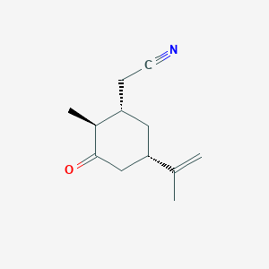 (5-Isopropenyl-2-methyl-3-oxocyclohexyl)acetonitrile