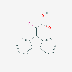 9H-fluoren-9-ylidene(fluoro)acetic acid