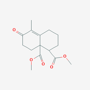 dimethyl 5-methyl-6-oxo-2,3,4,6,7,8-hexahydro-1,8a(1H)-naphthalenedicarboxylate