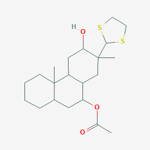 7-(1,3-Dithiolan-2-yl)-6-hydroxy-4a,7-dimethyltetradecahydro-9-phenanthrenyl acetate