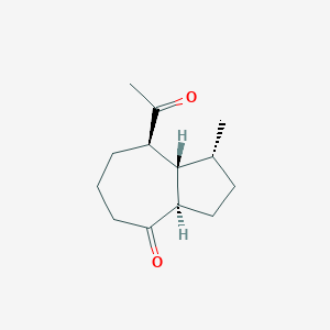 8-acetyl-1-methyloctahydro-4(1H)-azulenone