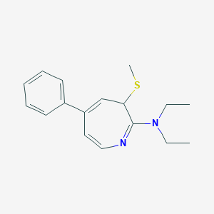 N,N-diethyl-3-methylsulfanyl-5-phenyl-3H-azepin-2-amine
