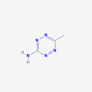 molecular formula C3H5N5 B372447 6-Methyl-1,2,4,5-tetrazin-3-amine 