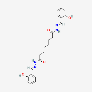 molecular formula C22H26N4O4 B3724478 N'~1~,N'~8~-bis[(E)-(2-hydroxyphenyl)methylidene]octanedihydrazide CAS No. 202872-48-8