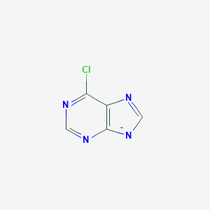 molecular formula C5H2ClN4- B372459 6-Chloropurin-9-ide CAS No. 50339-89-4
