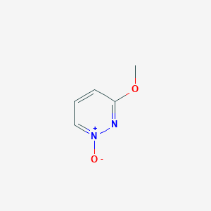 molecular formula C5H6N2O2 B372468 3-Methoxypyridazine 1-oxide CAS No. 23200-93-3
