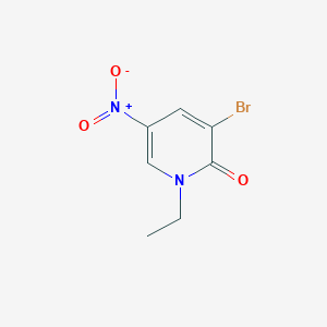 3-bromo-1-ethyl-5-nitropyridin-2(1H)-one