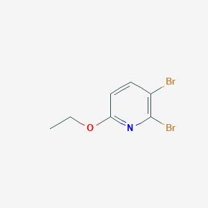 molecular formula C7H7Br2NO B372497 2,3-Dibromo-6-ethoxypyridine CAS No. 19021-07-9
