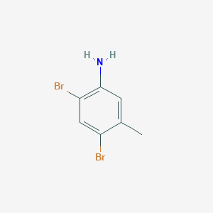 molecular formula C7H7Br2N B372499 2,4-二溴-5-甲基苯胺 CAS No. 67643-51-0