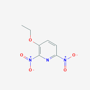 molecular formula C7H7N3O5 B372501 2,6-Dinitro-3-ethoxypyridine 