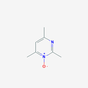 molecular formula C7H10N2O B372509 2,4,6-Trimethylpyrimidine 1-oxide CAS No. 56536-48-2