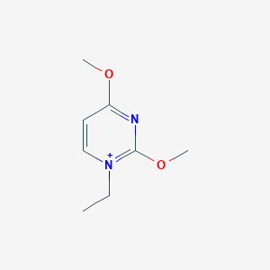 1-Ethyl-2,4-dimethoxypyrimidin-1-ium