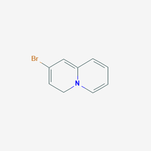 molecular formula C9H8BrN B372527 2-bromo-4H-quinolizine 