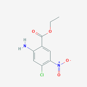 molecular formula C9H9ClN2O4 B372531 Ethyl 2-amino-4-chloro-5-nitrobenzoate 