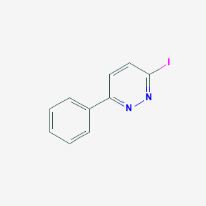 molecular formula C10H7IN2 B372537 3-Iodo-6-phenylpyridazine 