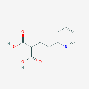 molecular formula C10H11NO4 B372542 2-(2-Pyridin-2-ylethyl)malonic acid CAS No. 203247-83-0